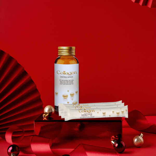 Combo 3 hộp nước uống Collagen Extra Gold dạng chai 30ml hỗ trợ mờ nám, chống lão hóa và làm trắng da - Ảnh 4